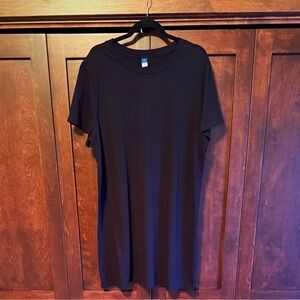 Old Navy Black T-Shirt Dress